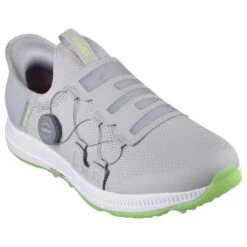Skechers GO GOLF Elite 5 Slip 'In Golf Shoes Grey/Lime 7 Skechers GO GOLF Elite 5 Slip 'In Golf Shoes Grey/Lime -Callaway Store skechers go golf elite 5 slip in shoes grey lime 214066 glm front itempicture