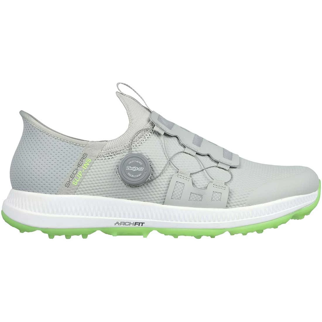 Skechers GO GOLF Elite 5 Slip 'In Golf Shoes Grey/Lime 1 Skechers GO GOLF Elite 5 Slip 'In Golf Shoes Grey/Lime