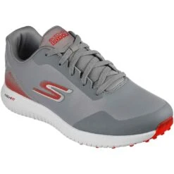 Skechers GO GOLF Max 2 Golf Shoes Grey/Red 6 Skechers GO GOLF Max 2 Golf Shoes Grey/Red -Callaway Store skechers go golf max 2 golf shoes grey red toe itempicture