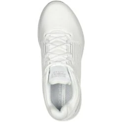 Skechers Women's Arch Fit GO GOLF Elite 5 GF Golf Shoes White/Silver 9 Skechers Women's Arch Fit GO GOLF Elite 5 GF Golf Shoes White/Silver -Callaway Store skechers w arch fit go golf elite 5 shoes white silver 123065 wsl top itempicture