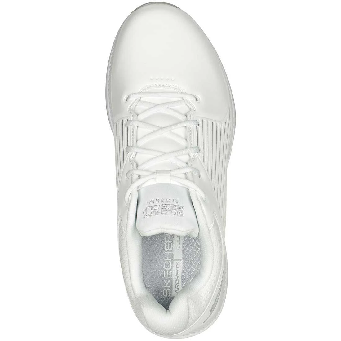 Skechers Women's Arch Fit GO GOLF Elite 5 GF Golf Shoes White/Silver 5 Skechers Women's Arch Fit GO GOLF Elite 5 GF Golf Shoes White/Silver - Image 5