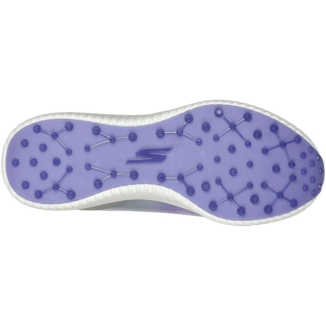 Skechers Women's Arch Fit GO GOLF Max 2 Splash Golf Shoes Grey/Purple 2 Skechers Women's Arch Fit GO GOLF Max 2 Splash Golf Shoes Grey/Purple - Image 2