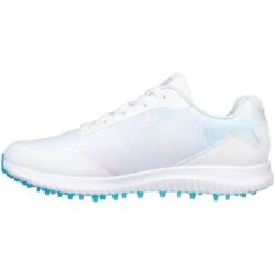 Skechers Women's Arch Fit GO GOLF Max 2 Splash Golf Shoes White/Multi -Callaway Store skechers w arch fit go golf max 2 splash white multi 123068 wmlt spine itempicture