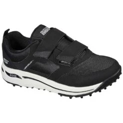 Skechers Women's GO GOLF Arch Fit Front Nine Golf Shoes Black/White 6 Skechers Women's GO GOLF Arch Fit Front Nine Golf Shoes Black/White -Callaway Store skechers womens go golf arch fit front nine golf shoes black white toe itempicture