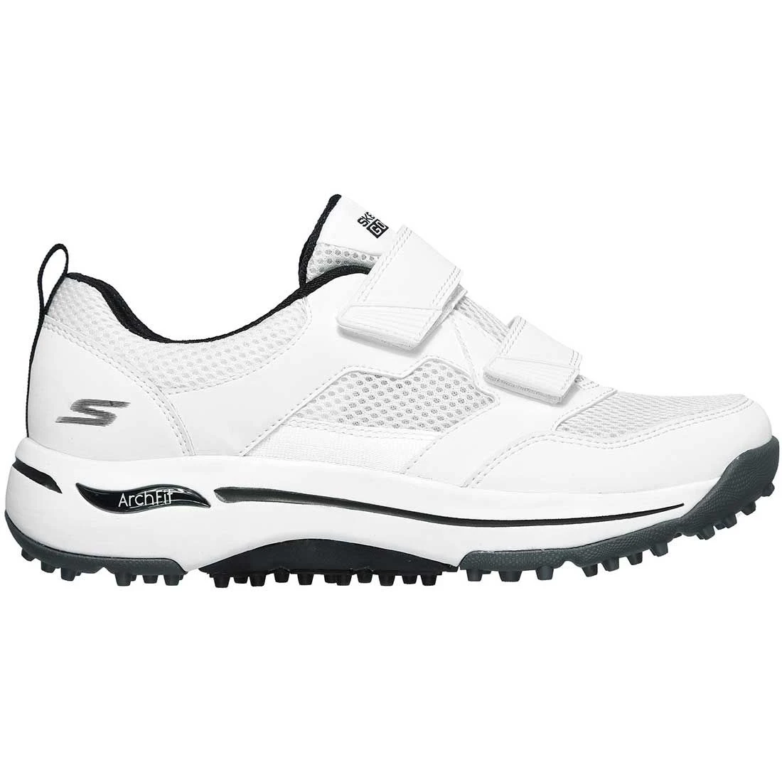 Skechers Women's GO GOLF Arch Fit Front Nine Golf Shoes White/Black 1 Skechers Women's GO GOLF Arch Fit Front Nine Golf Shoes White/Black