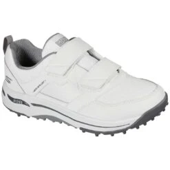 Skechers Women's GO GOLF Arch Fit Front Nine Golf Shoes White/Black 7 Skechers Women's GO GOLF Arch Fit Front Nine Golf Shoes White/Black -Callaway Store skechers womens go golf arch fit front nine golf shoes white black toe itempicture