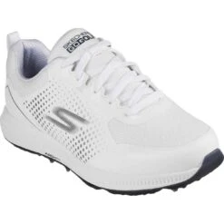 Skechers Women's GO GOLF Elite 5 Sport Golf Shoes White/Navy 6 Skechers Women's GO GOLF Elite 5 Sport Golf Shoes White/Navy -Callaway Store skechers womens go golf elite 5 sport golf shoes white navy front itempicture