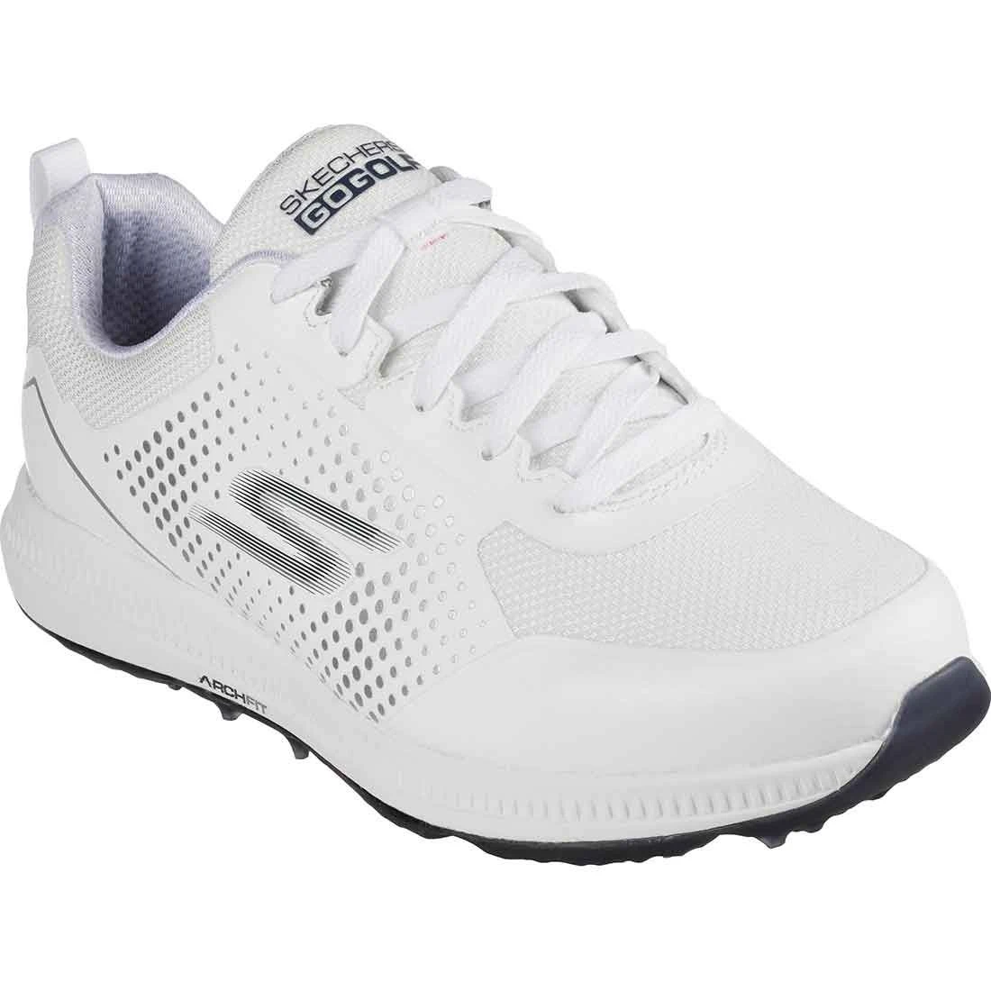 Skechers Women's GO GOLF Elite 5 Sport Golf Shoes White/Navy 3 Skechers Women's GO GOLF Elite 5 Sport Golf Shoes White/Navy - Image 3