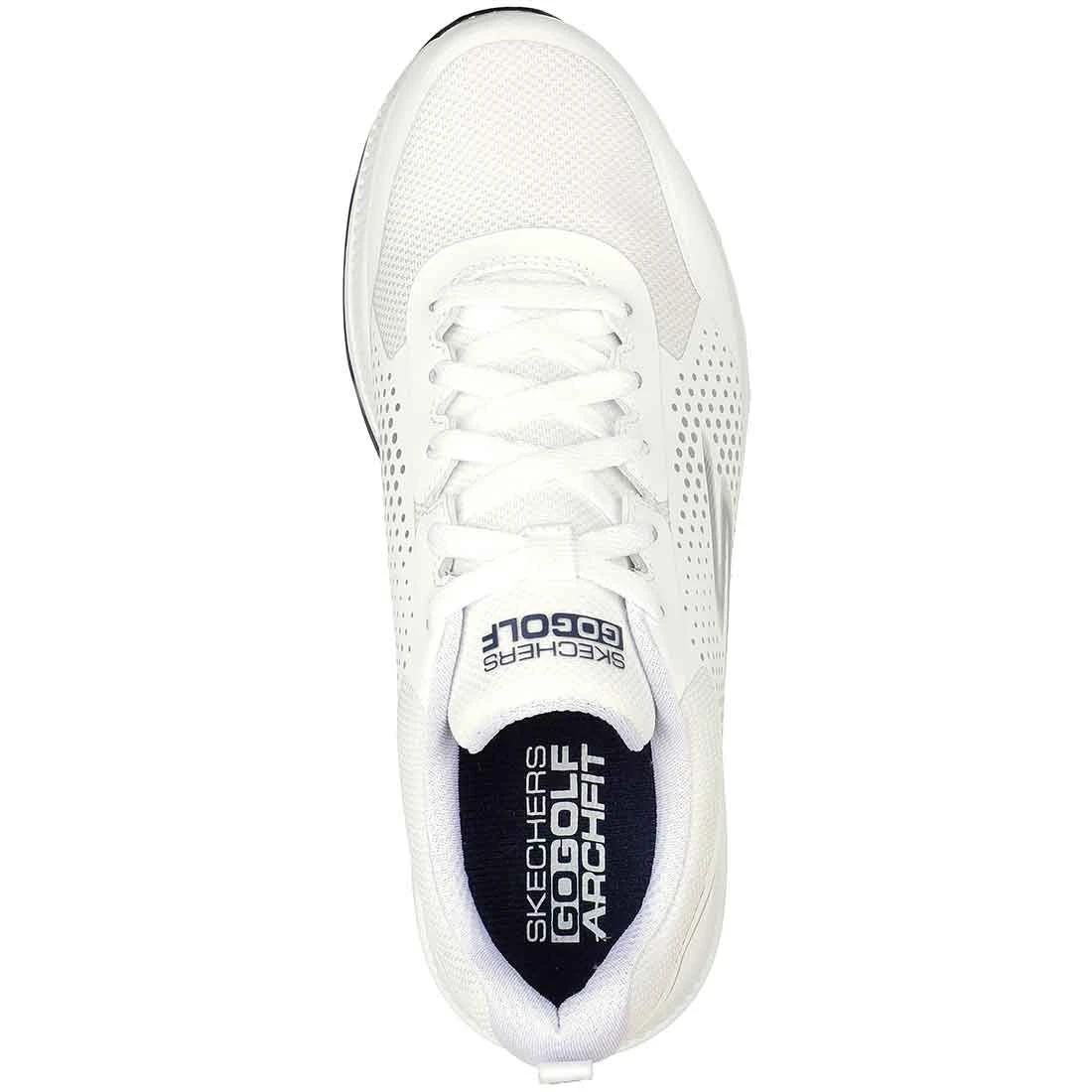 Skechers Women's GO GOLF Elite 5 Sport Golf Shoes White/Navy 4 Skechers Women's GO GOLF Elite 5 Sport Golf Shoes White/Navy - Image 4