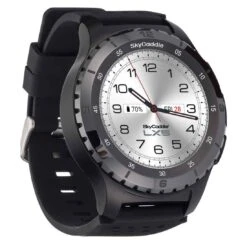 SkyGolf SkyCaddie LX5C GPS Watch -Callaway Store skycaddie lx5c facing right clock analog