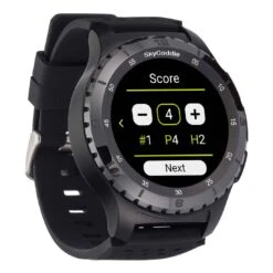 SkyGolf SkyCaddie LX5C GPS Watch -Callaway Store skycaddie lx5c facing right score
