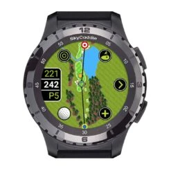 SkyGolf SkyCaddie LX5C GPS Watch -Callaway Store skycaddie lx5c front holevue
