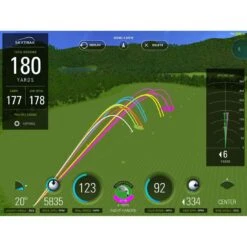 SkyTrak Launch Monitor -Callaway Store skytrak range multi color shot tracer