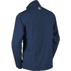 Sun Mountain Cirque Rain Jacket -Callaway Store sun mountain 2023 cirque rain jacket navy back itempicture