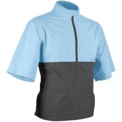 Sun Mountain Monsoon Short Sleeve Rain Pullover 14 Sun Mountain Monsoon Short Sleeve Rain Pullover -Callaway Store sun mountain 2023 monsoon ss rain pullover glacier steel itempicture
