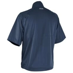 Sun Mountain Rainflex Elite Short Sleeve Rain Pullover -Callaway Store sun mountain 2023 rainflex elite ss rain pullover navy back itempicture