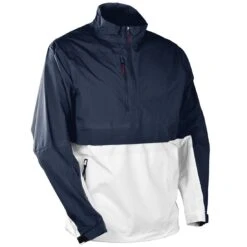 Sun Mountain Stratus Long Sleeve Rain Pullover 6 Sun Mountain Stratus Long Sleeve Rain Pullover -Callaway Store sun mountain 2023 stratus ls rain pullover navy white red itempicture