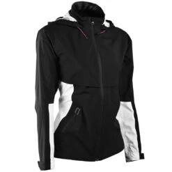 Sun Mountain Women's Stratus Rain Jacket 6 Sun Mountain Women's Stratus Rain Jacket -Callaway Store sun mountain 2023 womens stratus rain jacket black white itempicture