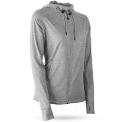 Sun Mountain Women's Second Layer Hooded Jacket 10 Sun Mountain Women's Second Layer Hooded Jacket -Callaway Store sun mountain 23 wmn second layer hooded jacket platinum itempicture