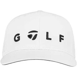 TaylorMade Lifestyle Golf Logo Hat -Callaway Store taylormade 2022 lifestyle golf logo hat white front itempicture