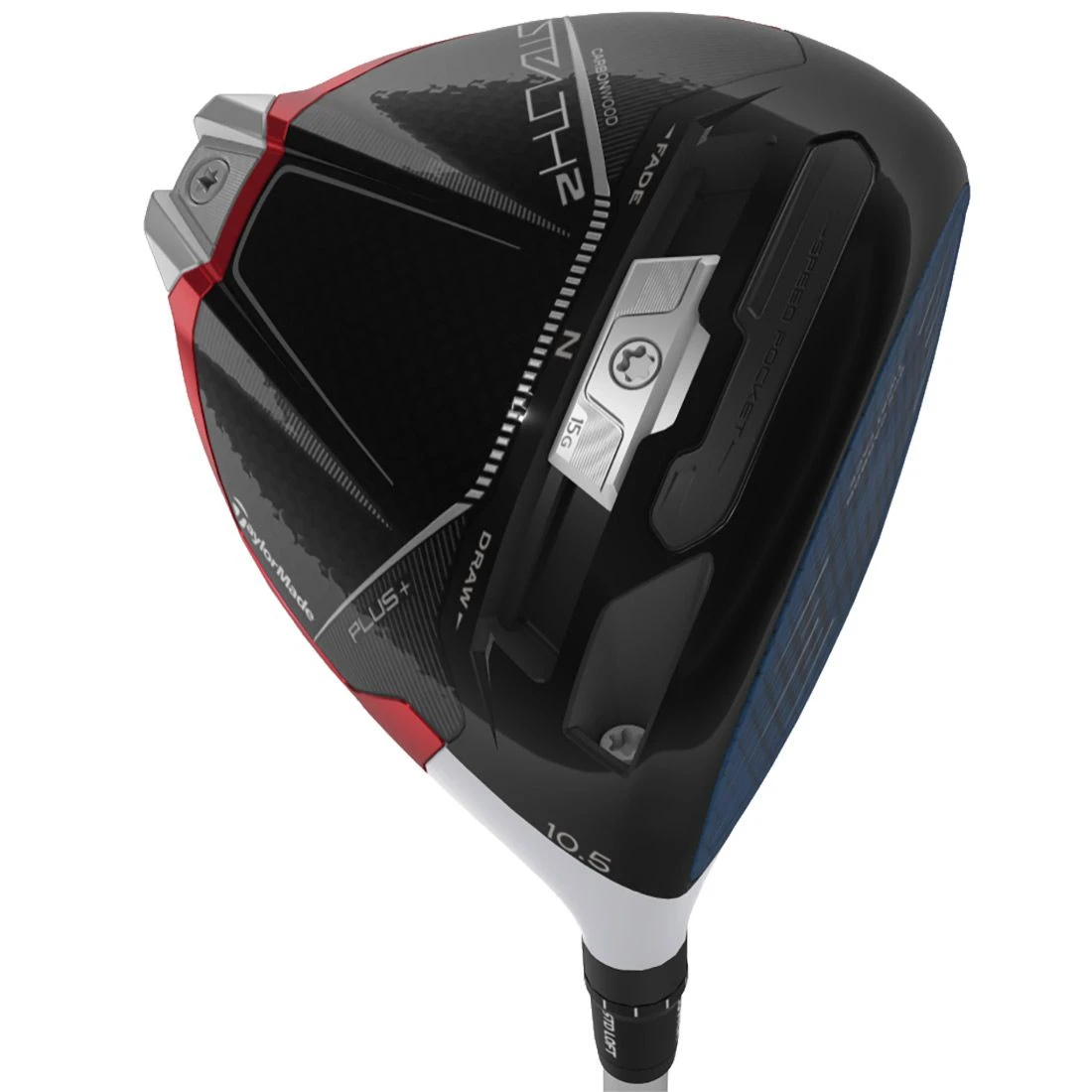 TaylorMade Stealth 2 Plus Red/White/Blue Driver 1 TaylorMade Stealth 2 Plus Red/White/Blue Driver