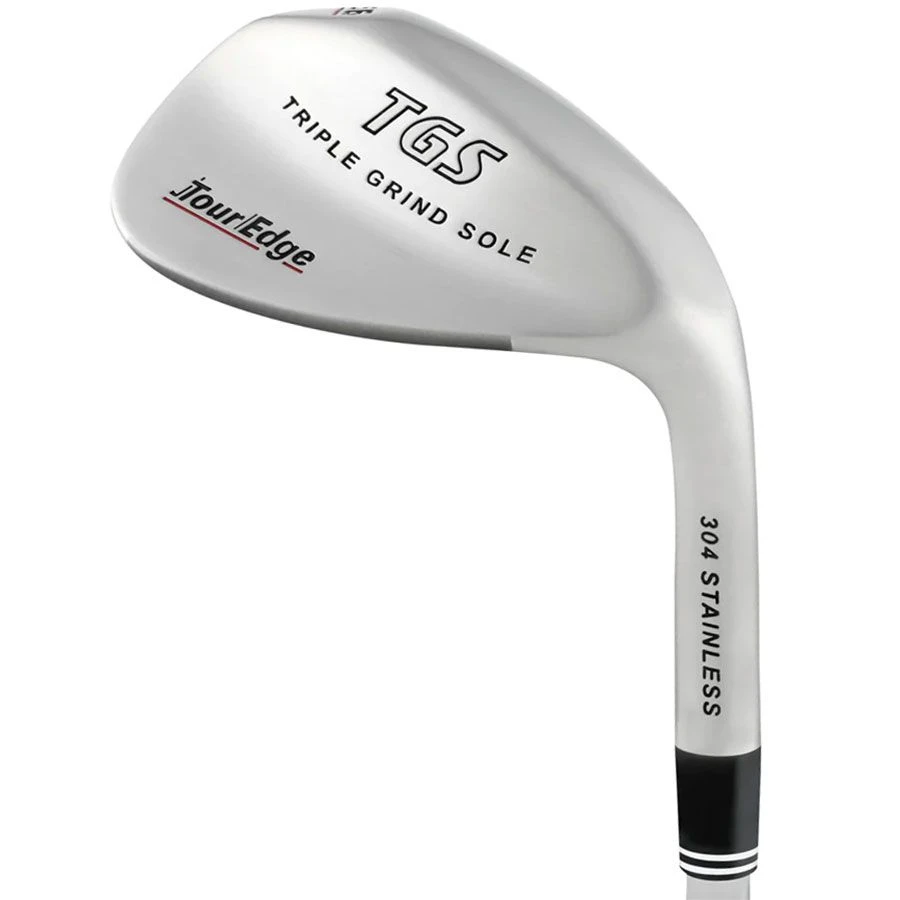 Tour Edge TGS Triple Grind Sole Stainless Wedge 1 Tour Edge TGS Triple Grind Sole Stainless Wedge