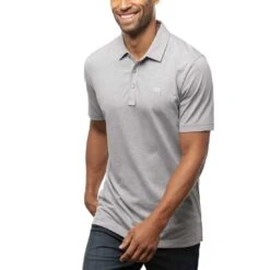 TravisMathew The Zinna Polo 26 TravisMathew The Zinna Polo -Callaway Store travismathew 2023 the zinna polo heather grey front itempicture