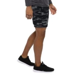 TravisMathew Leader Board Active Shorts 7 TravisMathew Leader Board Active Shorts -Callaway Store travismathew leader board active shorts black side itempicture