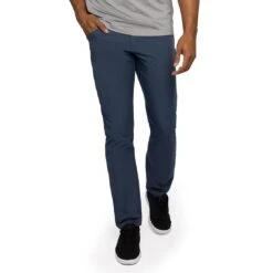 TravisMathew Open To Close Pants 23 TravisMathew Open To Close Pants -Callaway Store travismathew open to close pants heather navy front itempicture