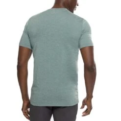 TravisMathew Scenic Vista Active Tee -Callaway Store travismathew scenic vista active tee heather silver pine back itempicture