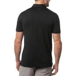 TravisMathew The Heater Polo -Callaway Store travismathew the heater polo black back itempicture