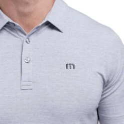 TravisMathew The Heater Polo -Callaway Store travismathew the heater polo heather microchip logo itempicture