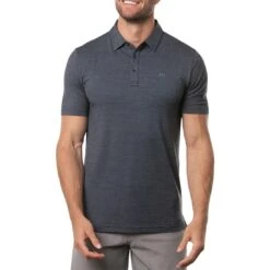 TravisMathew The Heater Polo -Callaway Store travismathew the heater polo vintage indigo front itempicture