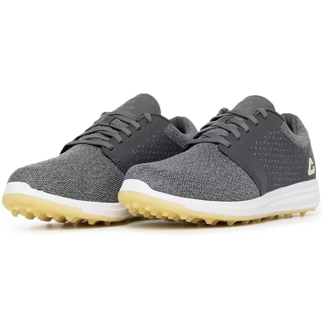 TravisMathew Cuater The Moneymaker Spikeless Golf Shoes Grey Pinstripe/Sunlight 4 TravisMathew Cuater The Moneymaker Spikeless Golf Shoes Grey Pinstripe/Sunlight - Image 4