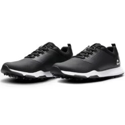 TravisMathew Cuater The Ringer Spiked Golf Shoes Black 8 TravisMathew Cuater The Ringer Spiked Golf Shoes Black -Callaway Store travismathew the ringer spiked golf shoes black pair itempicture
