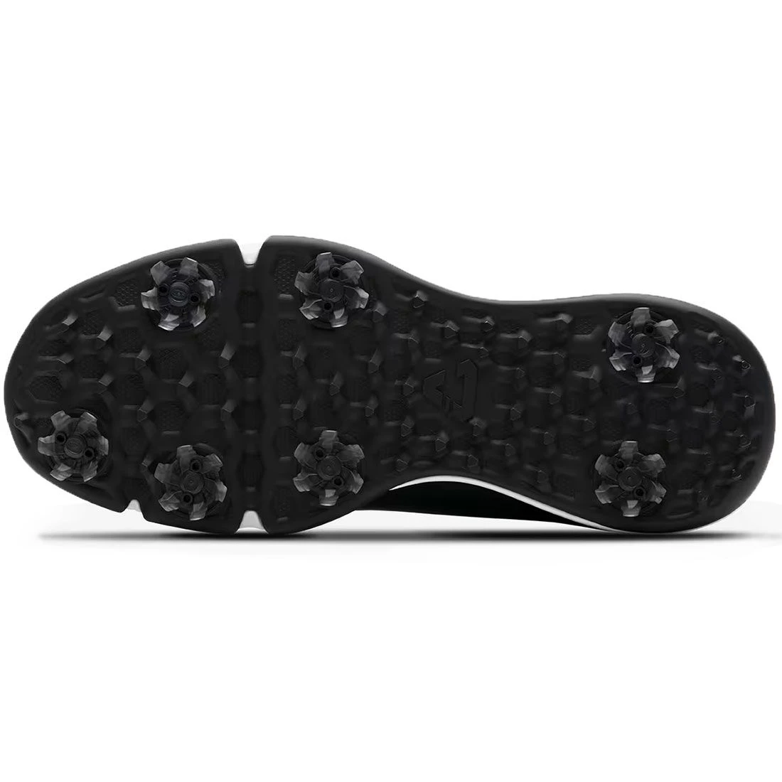 TravisMathew Cuater The Ringer Spiked Golf Shoes Black 2 TravisMathew Cuater The Ringer Spiked Golf Shoes Black - Image 2
