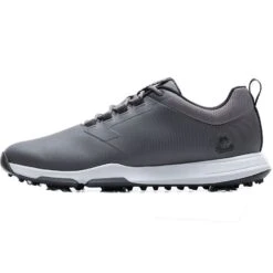 TravisMathew Cuater The Ringer Spiked Golf Shoes Grey