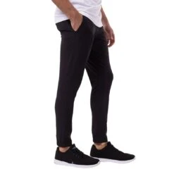 TravisMathew Travel 2.0 Active Pants -Callaway Store travismathew travel 2 0 active pants black side itempicture
