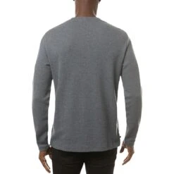 TravisMathew Cloud Waffle Crew -Callaway Store travismathew waffle cloud crew vintage indigo back itempicture