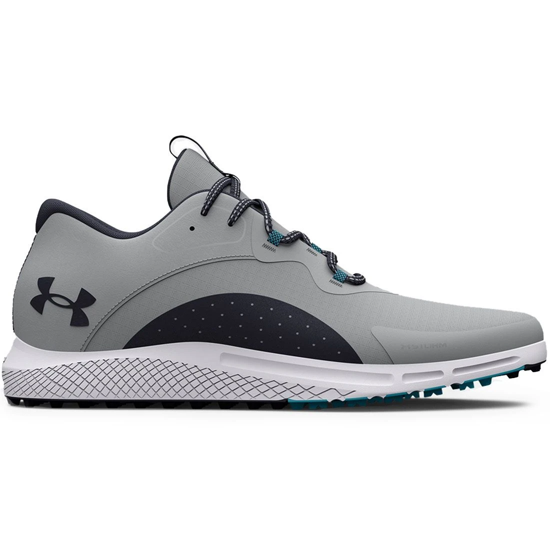 Under Armour Charged Draw 2 SL Golf Shoes Grey/Navy 1 Under Armour Charged Draw 2 SL Golf Shoes Grey/Navy